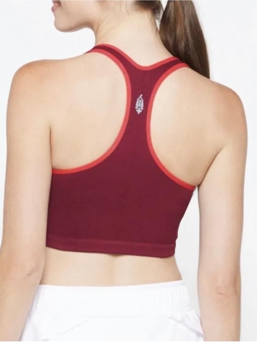 NWOT Free People Movement "Free Throw" ribbed sports bra